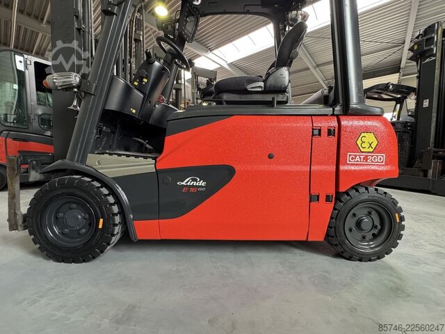 E 16 PL - 386 / 02 Evo * Atex EX * Proplan 2GD / Z1 & 21 & 22 * Triplex FFL * NEW battery !! LINDE E 16 PL - 386 / 02 Evo * Atex EX * Proplan 2GD / Z1 & 21 & 22 * Triplex FFL * NEW battery !!