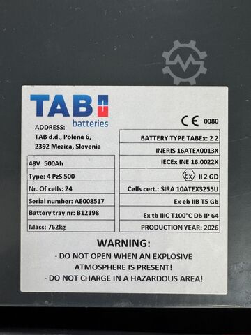 E 16 - 386 / 02 Evo * Atex EX * Proplan 2G / Z1 * NEW battery !! LINDE E 16 - 386 / 02 Evo * Atex EX * Proplan 2G / Z1 * NEW battery !!