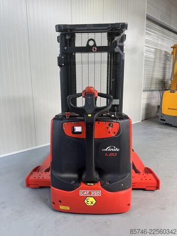 L 20 as * DEMO * Atex EX * Proplan 2GD / Z1 & 21 & 22 * Triplex FFL * NEW battery!! LINDE L 20 as * DEMO * Atex EX * Proplan 2GD / Z1 & 21 & 22 * Triplex FFL * NEW battery !!
