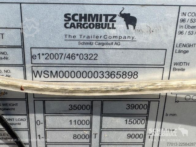 Auflieger mit Pritsche & Plane Schmitz Cargobull Curtainsider Standard