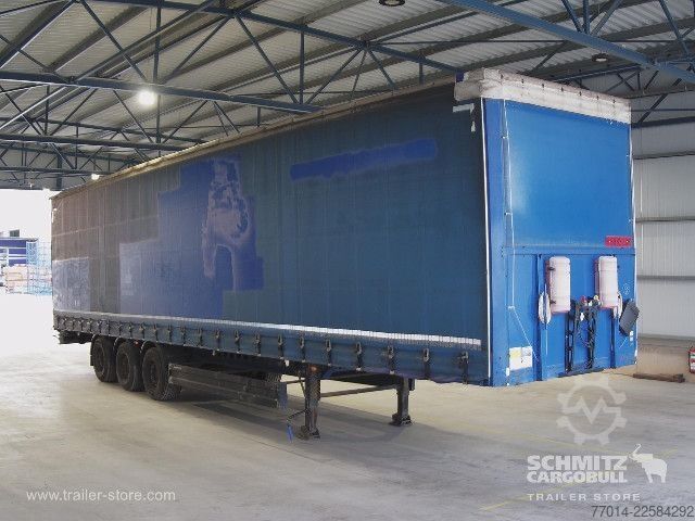 Auflieger mit Pritsche & Plane Berger Curtainsider Standard