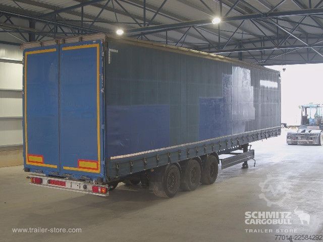 Auflieger mit Pritsche & Plane Berger Curtainsider Standard