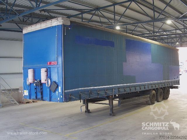 Auflieger mit Pritsche & Plane Berger Curtainsider Standard