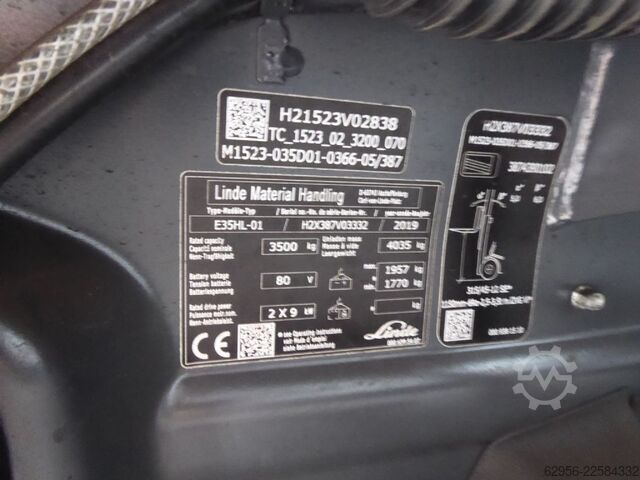 Elektro 4 Rad-Stapler Linde E35HL-01