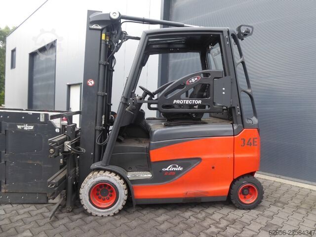 Electric 4-wheel forklift Linde E25HL-01/600