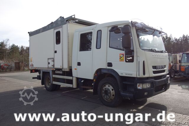 LKW mit Kofferaufbau Iveco Eurocargo 120E225Doka Koffer mobile Werk
