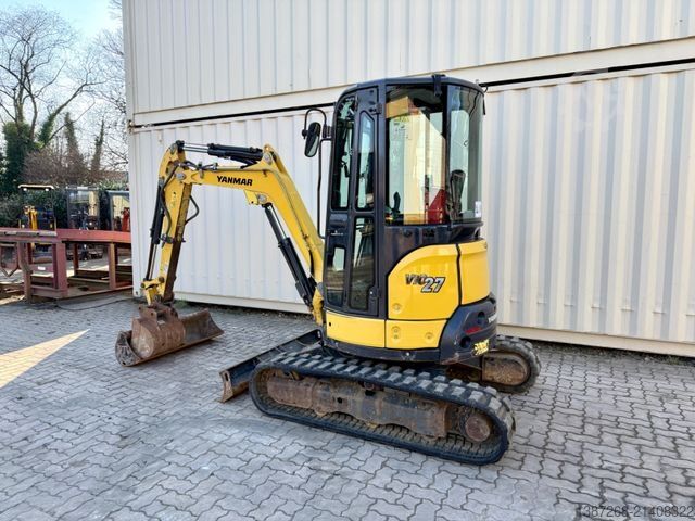 Mini excavator YANMAR VIO27-6 / 2019 BJ / 2.600 H / 2 x Löffel