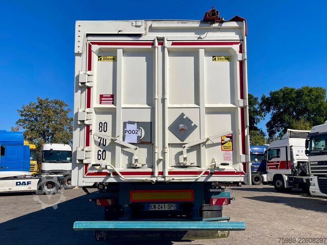 Kipper Trouillet SOCARI 69 m3, left side opens, self pump tyres,...