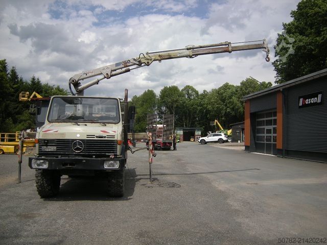 Dreiseitenkipper UNIMOG Unimog U1250 mit Kran