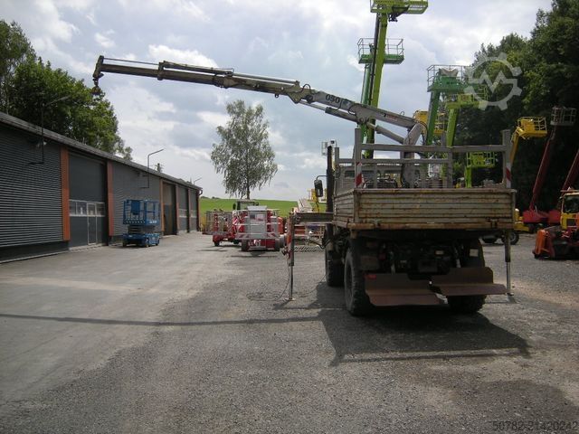 Dreiseitenkipper UNIMOG Unimog U1250 mit Kran