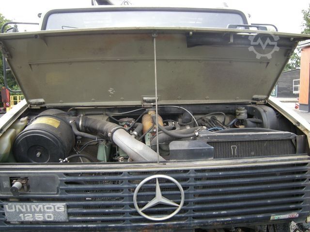 Dreiseitenkipper UNIMOG Unimog U1250 mit Kran