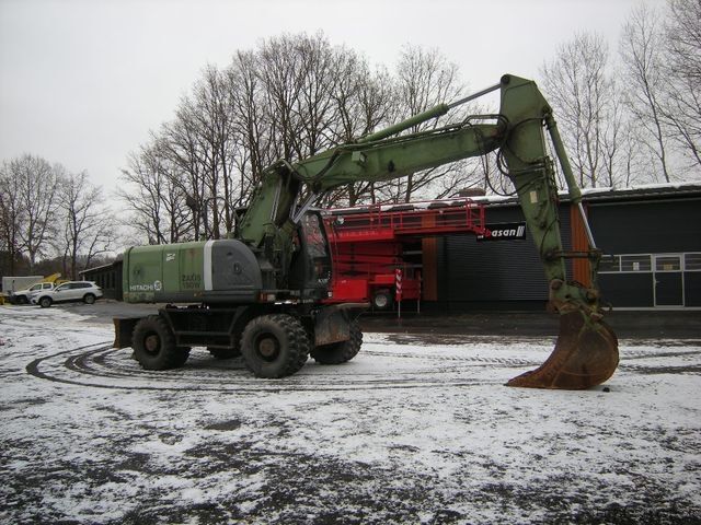 Mobile excavator HITACHI ZX190W-3 Mobilbagger