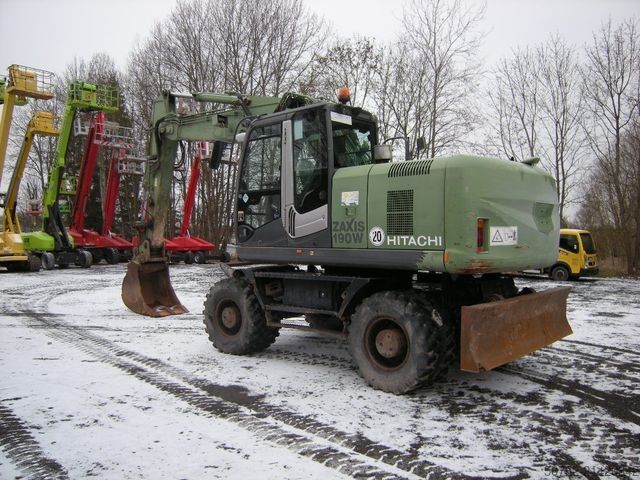 Mobile excavator HITACHI ZX190W-3 Mobilbagger