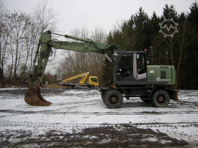Mobile excavator HITACHI ZX190W-3 Mobilbagger