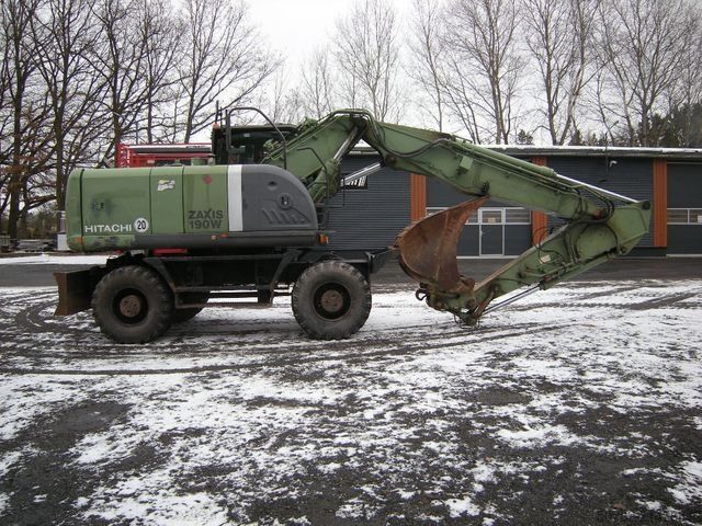 Mobile excavator HITACHI ZX190W-3 Mobilbagger