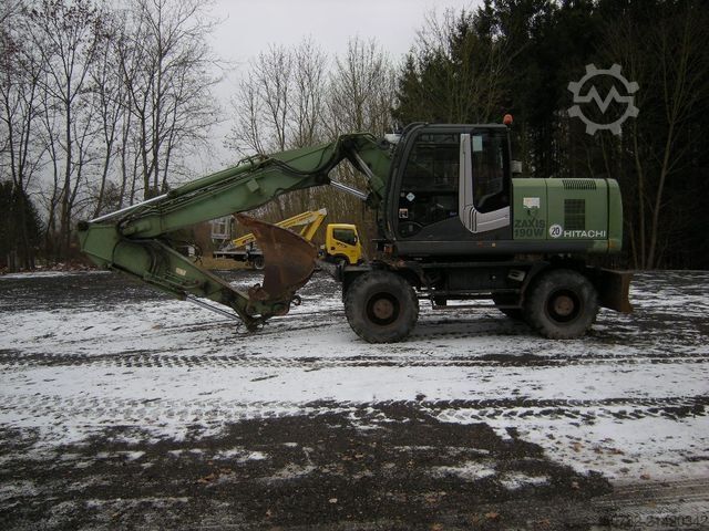 Mobile excavator HITACHI ZX190W-3 Mobilbagger