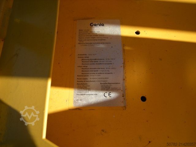 Work platform GENIE GS 2646, Scherenarbeitsbühne Genie 9,9 m