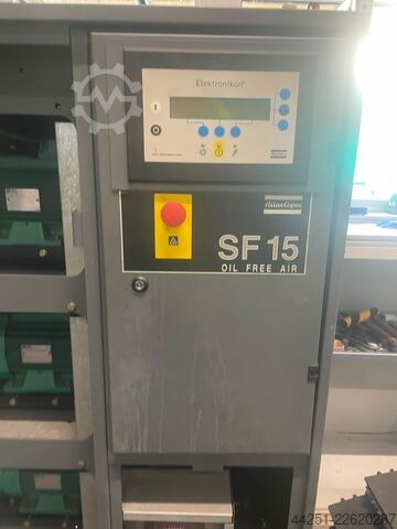 Ölfrei verdichtender Scrollkompressor Atlas Copco SF 15 (Oil Free Air)