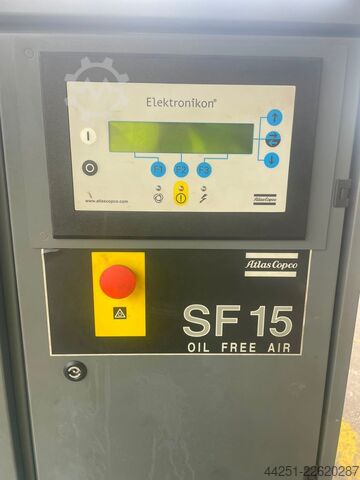 Ölfrei verdichtender Scrollkompressor Atlas Copco SF 15 (Oil Free Air)