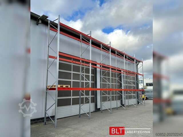 Heavy duty shelf ca. 100,16 lfm. Palettenregal H: 650cm Fachlast : 3000 kg Neuware
