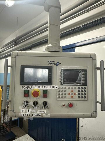 Blow molding extruder Powerjet Model/typ EB70U85S4