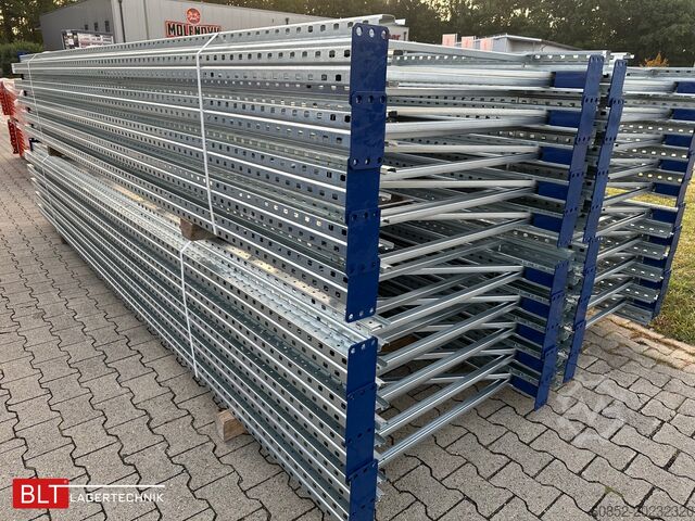 Heavy duty shelf ca. 14 lfm. Palettenregale H: 500cm Fachlast: 4500 kg , 60 Palettenplätze