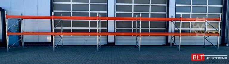 Heavy duty shelf ca.14 lfm. Palettenregale H: 250cm Fachlast: 3000 kg , 45 Palettenplätze