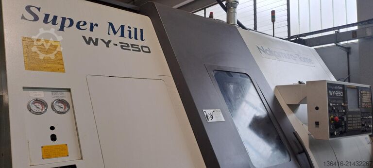 Nakamura twin-spindle lathe with double Y-axis Nakamura-Tome WY-250 SUPER MILL