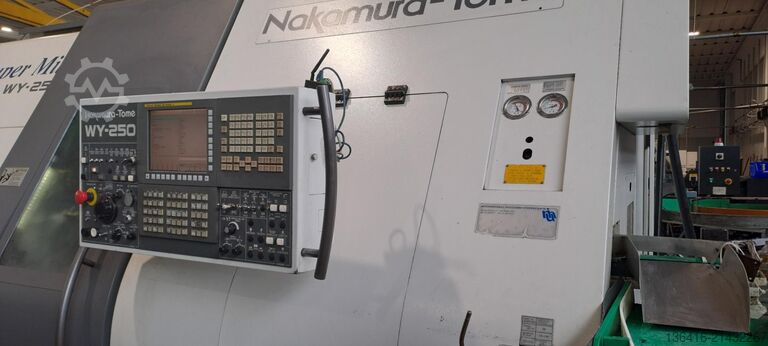 Nakamura twin-spindle lathe with double Y-axis Nakamura-Tome WY-250 SUPER MILL