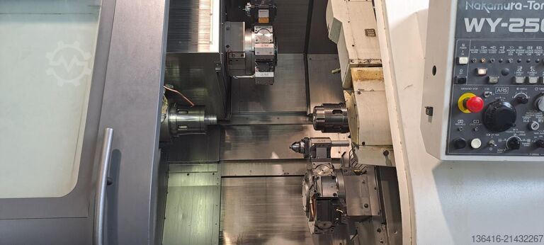 Nakamura twin-spindle lathe with double Y-axis Nakamura-Tome WY-250 SUPER MILL