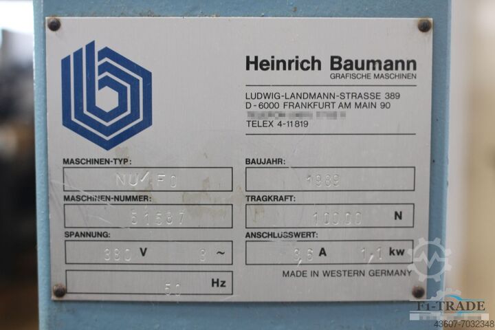 Pile Hoists - Stack Lift Baumann NU-FO