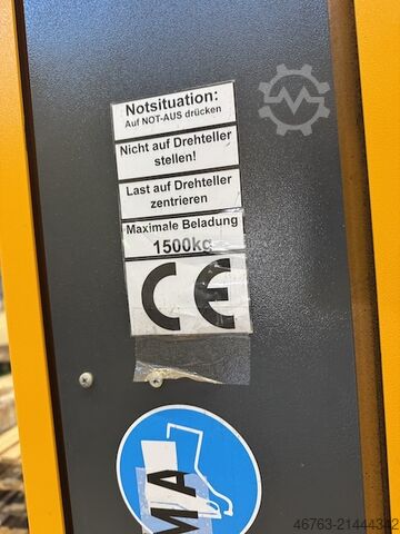 Palettenwickler offener Drehteller Jungheinrich Ameise Superstretch 152 30 GV mas3Ph