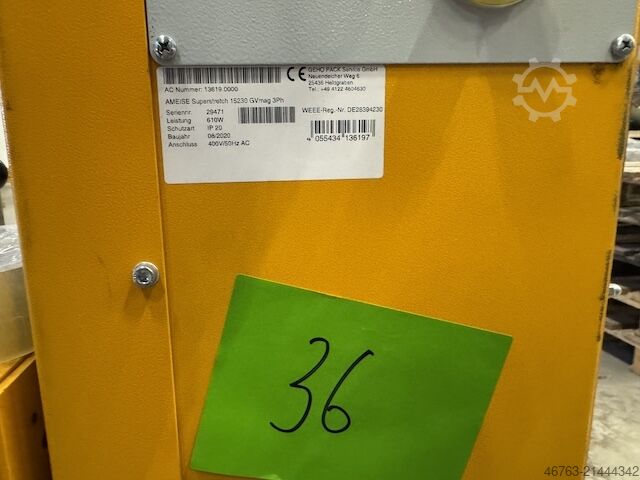 Palettenwickler offener Drehteller Jungheinrich Ameise Superstretch 152 30 GV mas3Ph