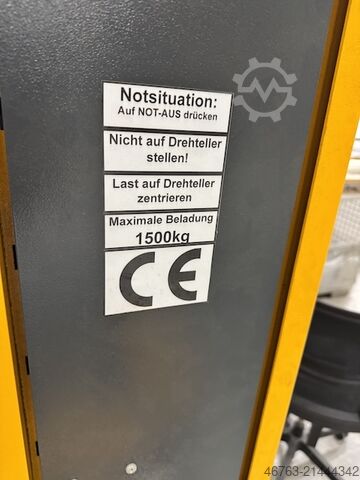 Palettenwickler offener Drehteller Jungheinrich Ameise Superstretch 152 30 GV mas3Ph
