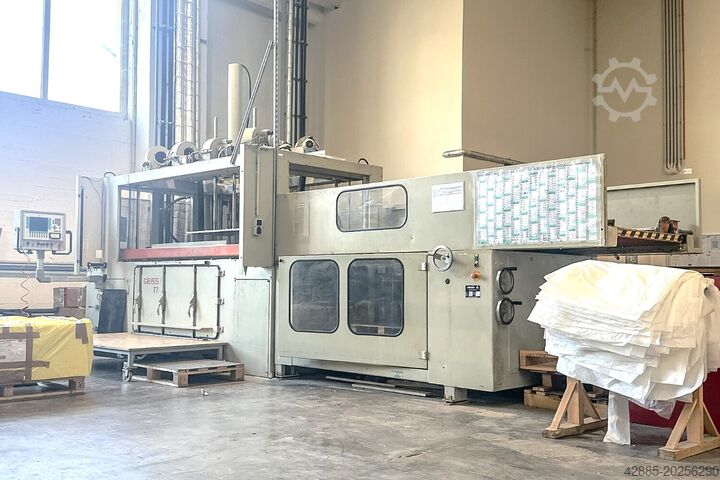 Thermoforming machine GEISS T7 DU 1500x1000x620 Siemens