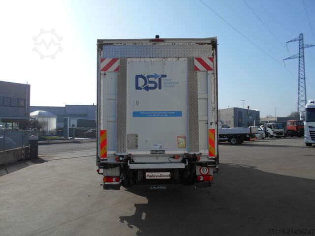 Flatbed truck with tarp Iveco EUROCARGO 160.250 - CENTINA + SPONDA