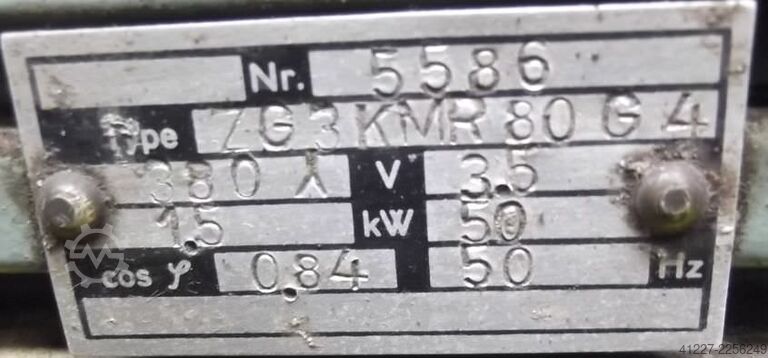 Geared motor 1.5 kW 50 rpm VEM ZG3KMR80G4