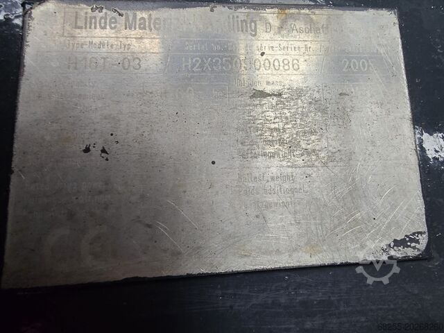 Linde LPG forklift Linde H16T H2X350