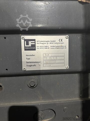 TCM LPG Forklift FG35T3S TCM FG35T3