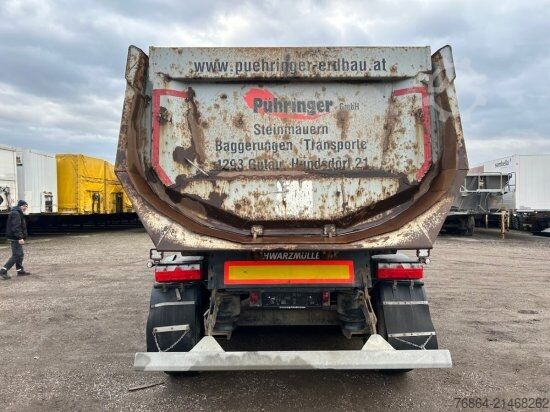 Tipper semitrailer SCHWARZMüLLER KIPPMULDE 25M³, SAF, PODEST, HYVA