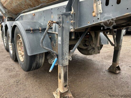 Tipper semitrailer SCHWARZMüLLER KIPPMULDE 25M³, SAF, PODEST, HYVA