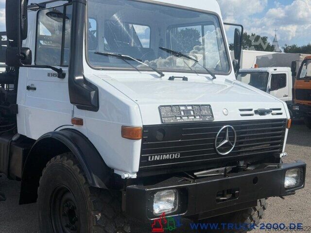 LKW mit Pritsche (offen) Unimog U1450 Atlas 105.1 Fernbedieung 5t. Traglast 1.Hd