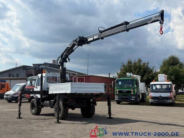 LKW mit Pritsche (offen) Unimog U1450 Atlas 105.1 Fernbedieung 5t. Traglast 1.Hd