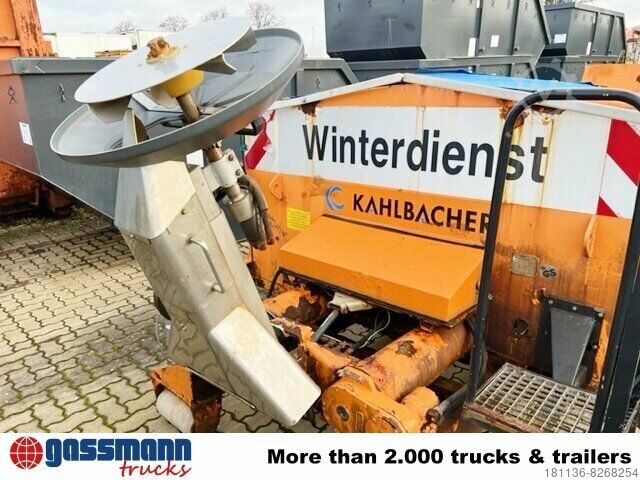 Roll-off container  STA 4000 LTC, Salzstreuer ca.4m³, Abrollaufnahme!