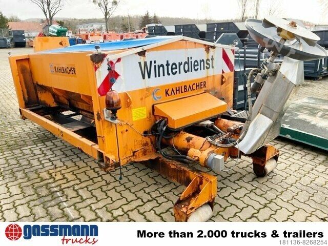 Roll-off container  STA 4000 LTC, Salzstreuer ca.4m³, Abrollaufnahme!