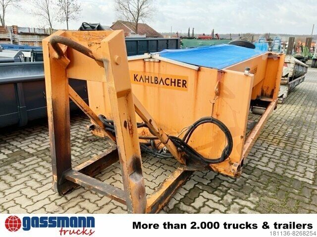 Roll-off container  STA 4000 LTC, Salzstreuer ca.4m³, Abrollaufnahme!