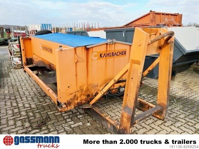 Roll-off container  STA 4000 LTC, Salzstreuer ca.4m³, Abrollaufnahme!