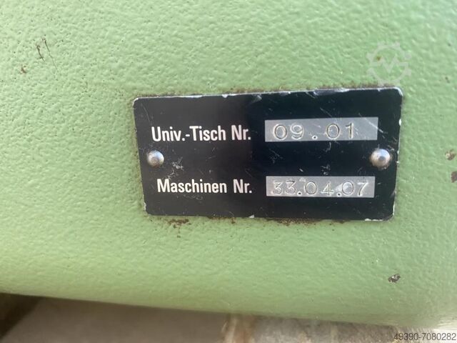 Universal swivel-tilt-rotary table; universal tool milling machine accessory table, swivel table, ti vermutlich DECKEL 