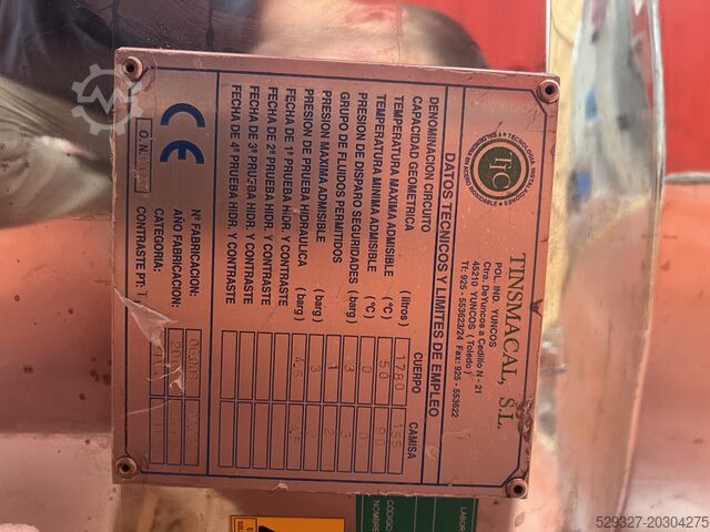 Pressure vessel Tinsmacal 