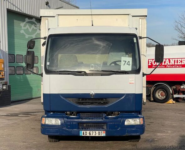 Schiebeplane Renault Midlum 180 11,9t  Manual.  490026 km, MOT 02-04...